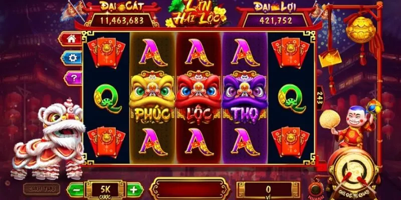 Nổ hũ lân hái lộc Vuabai9 | Game slot đậm chất Tết, săn lộc cực đã 4 Nổ hũ lân hái lộc